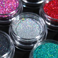 Quality1 Box Glitter For Nails Holographics Dip Nail Powder Mirror Polishing Chrome Pigments Nail Art Decorations Laser Dazzling Dust