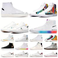blazer mid 77 vintage men fashion shoes women sneakers Be True Have A Good Game Thermal White green black Indigo Habanero Red Edge Hack Pack outdoor sports trainers