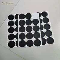 Runde schwarze Gummi-Untersetzer Pad Selbstklebende Becher Bodenaufkleber für 15 Unzen 20Oz 30 Unzen Becher schützende rutschfeste Pads SJ1N24