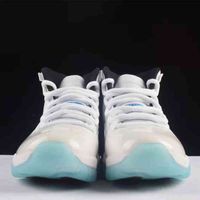 Tasarımcı Moda Ayakkabı Basketbol Yüksekliği Kesim 11 S Beyaz Mavi Açık Spor Eğitim Koşu Sneakers Erkekler Için Orijinal Ile 378037-117