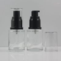 Бутылки для хранения JARS Высококачественные пустые прозрачные матовые проездные контейнерные флаконы, сыворотка с насосом 30мл1