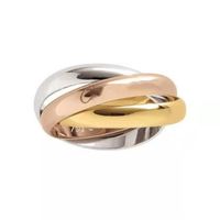 Мода 3 в 1 дизайнерское кольцо высокое качество 316L кольца из нержавеющей стали украшения для мужчин и женщин