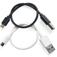 25cm rond Micro V8 5pin Type C Câble USB Données USB Synchroniser des câbles de charge rapide pour Samsung HTC LG Android Téléphone