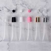 50pcs bag 10ML 15ML 20ML Empty Lip Gloss Tubes Lipstick Tube Lip Soft Tube Makeup Squeeze Clear Lipgloss Tube Container 220110