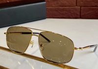 Raffreddare 0069 Brown dell'oro Pilot Sunglasse 60 millimetri Mens occhiali da sole di moda Eyewear protezione UV400 nuovo con la scatola