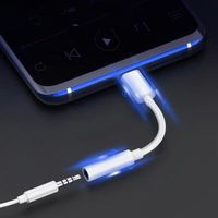 Type-C to 3.5mm Earphone Cable Adapter USB 3.1 Type C Male to 3.5 AUX Audio Female Jack for Smartphone1758