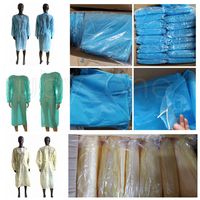 Non- woven Protective Clothing Disposable Isolation Gowns Clo...