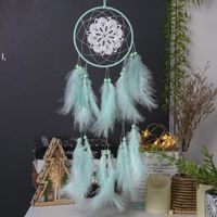 Dream Catchers with Feather Crafts Handmade Dreamcatchers for Boho Wall Hanging Decoration Home Bedroom Ornament Festival Present OWA11790