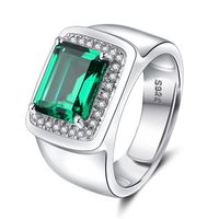 Gemstone Ring For Men Solid 925 Sterling Silver Color Change...