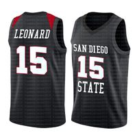 San Diego Staat Aztecs College Kawhi 15 Leonard Jersey NCAA 30 Curry 35 Durant Basketball-Trikots