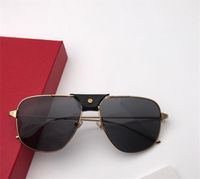 MENS Designer Merk Zonnebril 0038 Eyewear Zonnebril Dames Mode Designer Gold Sunglasses Pilot Bril Aooko 2020 Nieuwe Vintage Frames