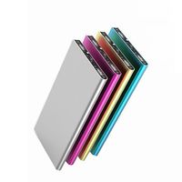 8000 mAh Ultra-sottile Power Power Bank per iPhone Mobile Phone Caricatore universale Fashion Fast Chargera05A05
