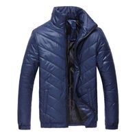 남성용 다운 파카 패션 퍼프 재킷 남성 편안한 정적 코트 두꺼운 따뜻한 겨울 겉옷 탑