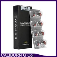 100% original Caliburn G Bobina Malla 0.8OHM UN2 Messhed-H Reemplazo Cabeza de bobinas para Calibrurn G POD System Kit 0266326