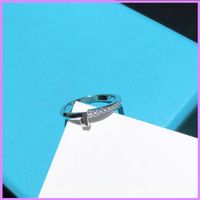 Mulheres moda anel mens presentes designer jóias womens designers anéis para acessórios de festa prata com diamantes s925 dourado d222093f