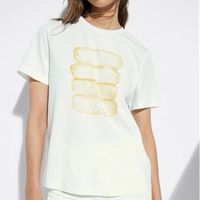 T-shirt Femme Jennydave T-shirt Summer Femmes Tops High Street Motif Impression Oweeck Simple Coton Camisetas Verano Mujer Harajuku
