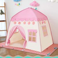 Pink Baby Tent Bambini S Tenda per Indoor Princess Boy And Girl Play House Casa Piccola casa Bed Doll House Girl