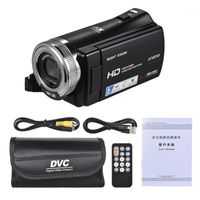 V12 1080P Kamera wideo Full HD 16X Cyfrowy Zoom Nagrywanie Kamera W / 3.0 cal Obrotowy ekran LCD Obsługa Night Vision R301
