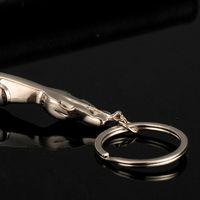 Новая мода милые брелоки брелок цепочка 3D серебряный шаблон ключевой кольцевой цепь брелок классические женщины мужчины любовника подарок автомобиль ключ для Jaguar