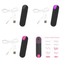 NXY USB Recargable Mini Bullet vibrador Fuerte vibración G Spot Massager 10 Velocidad Potentes juguetes sexuales para mujeres 0128