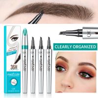 QIC Four- fork Microblading Eyebrow Pencil 36Hours Super Long...