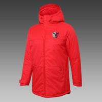 Mens Kashima Antlers Down Winter Jacket Long Sleeve Clothing Fashion Coat Outerwear Puffer Soccer Parkas Team emblems customized