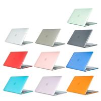 Crystal MacBook Case для Air Pro 11 12 13 14 15 16 дюймовый прозрачный жесткий передний передний план полного тела ноутбук чехлы оболочки A2442 A2485 A1466 A1708 A1278 A1707 A2141