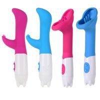 Giocattoli del sesso del vibratore del coniglio 10 velocità per la donna vibrante delldo dildo bacchetta magica Vibratori per le donne del clitoride Stimolatore Piga leccata giocattolo