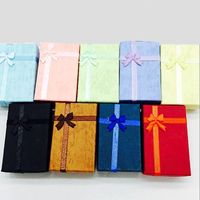 5x8x2.5cm fashion display verpakking box ring oorbel armband ketting set geschenkdoos voor sieraden cadeau