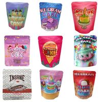 Ice Cream Cake Mylar Bags 3. 5g Plastic Pakaging Bag Californ...