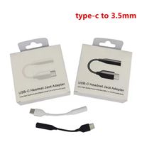 Großhandel Typ C USB C Male bis 3,5 mm Kopfhörerkabel Adapter AUX Audio-Buchse für Samsung Note 10 20 Plus