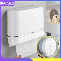 Toilet Paper Holder Creative Hand Roll Paper Towel Dispenser Wall Mount Bathroom Waterproof Tissue Box Cover Toilet Roll Holder 220117
