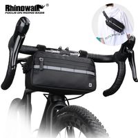 Rhinowalk Handlebar Bag Bicycle s Frame Pannier Waterproof Multifunction Portable Shoulder Bike Accessories 220114