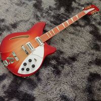 Модель 360 Cherry Sunburst Electric Guitar 12 String Rick Guitars 24 Фреты Полупололите Тело 2 Тостер Рич Пикапы