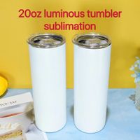 WAREHOUSE 20oz Sublimation skinny tumbler Glow in the Dark T...