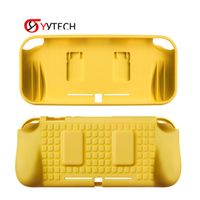Syytech Handgrepp TPU Protector Cases Shell Back Cover + 2 Game Card Storage Slots för Nintendo Switch Lite Mini Tillbehör