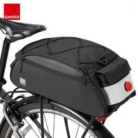 Cycling Bags Sahoo 142093 Mountain Road Bike Bicycle Rear Seat Rack Trunk Bag Pack Saddle Pannier Carrier Shoulder 10L