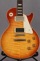 Promotion! 1959 Jimmy Page Number Two JP 619 Cherry Sunburst Electric Guitar Mahogany Body, Fat Flame Maple Top Veneer, Chrome Grover Tuners