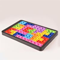 Decompression Toy Tetris Big Game Rainbow Chess Board Push Bubble Fidget Sensory Toys Stress Relief Interactive PartyGamea00266s