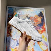 Leather small white shoes women's 2022 spring new student versatile soft soled leisure sports board flat
