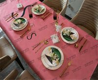 Plus haltbarer Tisch Tuch Hipster Designer Antifouling ölfestes wasserdicht rutschfest Tischtuch Top Qualität Restaurant Bar Picknick Luxus Tischtuch