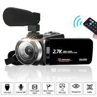 Câmera de vídeo digital youtube vlogging camcorder, HD 1080p 30fps 30mp 16x zoom digital 3.0 polegadas IPS LCD, DV Câmeras1