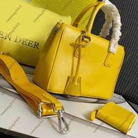 새로운 여성 가방 패션 디자이너 어깨 가방 웨빙 스트랩과 미니 지갑 핸드백이있는 정품 가죽 크로스 바디 가방 NewBag999