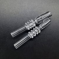 Nectar Collector Accessories Quartz Tip 10mm 14mm 18mm Joint Size For Mini NC Kit Dab Straw Drip Tips Smoking Tool VS Water Pipe