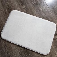 Alfombra de baño de bricolaje en blanco sublimación de baño antideslizante Aseo Floor Mats Alfombra 1,2 cm de espesor para la Transferencia de Calor Imprimir