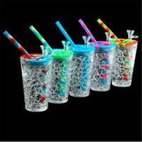 30pcs Straw Drink Cup Water Bottle Shape Silicone Hookah Smo...