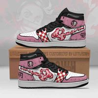 Men&#039;s and women&#039;s high-top shoes Custom Printed Shoes Nezuko Style Demon Slayer Anime Sneakers Unisex Mens Sport Footwear DIY Trainers