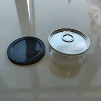 67 * 33 мм Прозрачная пластиковая жестяная банка PEET CAR PET с крышкой металлической крышкой GARTIGHT TIN может вытащить кольцо BHO OI концентрат контейнеров