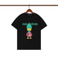 2022 Moda Estilista Estilista T Shirts Camisetas de verano Impresión de grúas Camisa de alta calidad Hip Hop Hombres Mujeres de manga corta Tamaño M-3XL