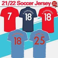 21/22 Rashford Pogba Soccer Jersey 2021 Utd Sancho Camiseta B.Fernandes R.Varane Lingard Martial Cavani Greenwood Shaw Kit Kit Futebol Uniforme